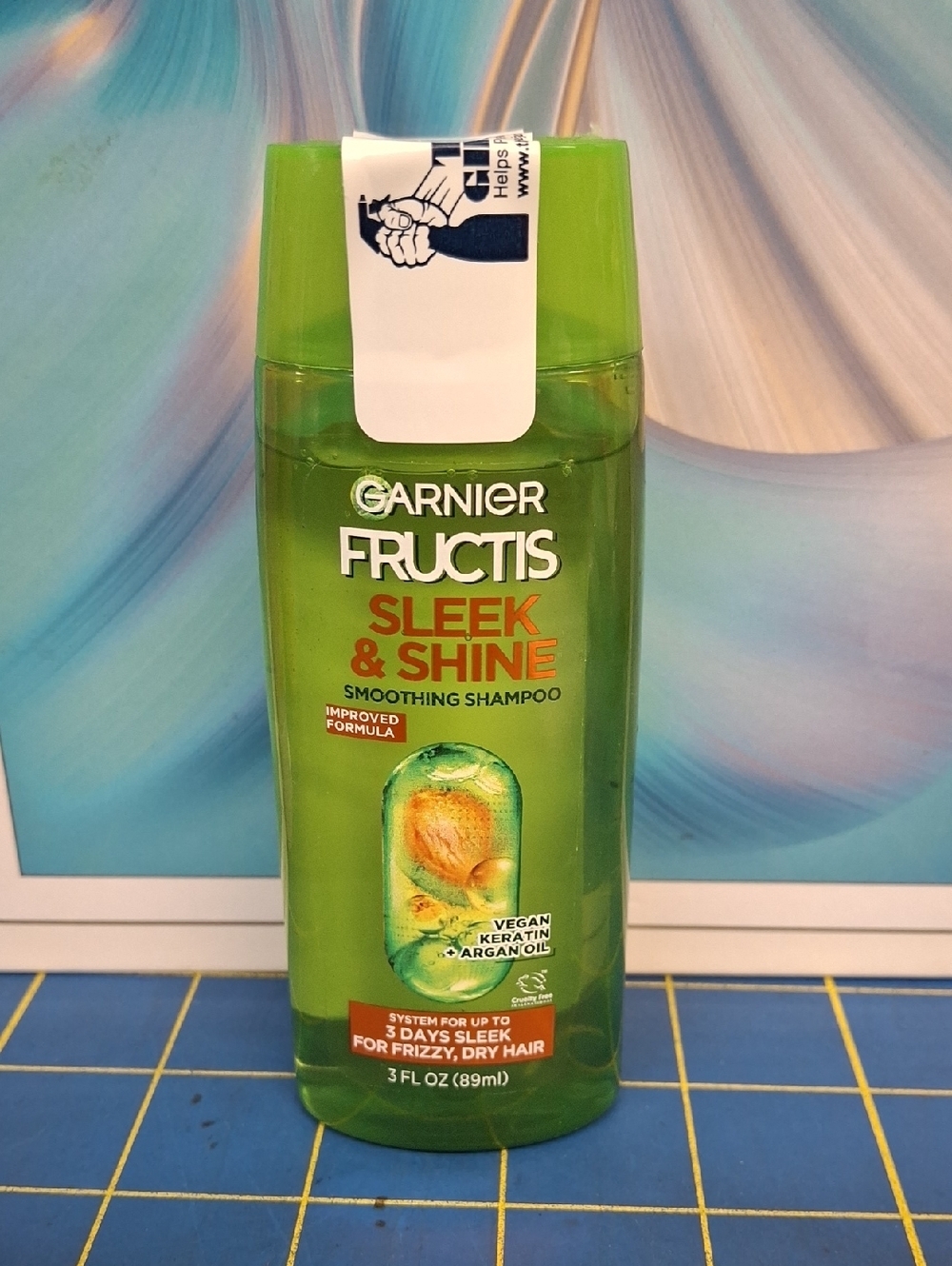 Garnier Fructis Sleek & Shine Smoothing Shampoo - 89ml New